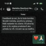 Markéta - práca vo Švajčiarsku